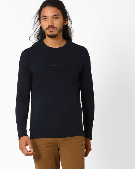 GAS - Slim Fit T-shirt with Long Sleeves