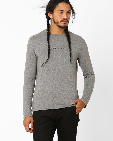 GAS - Slim Fit T-shirt with Long Sleeves