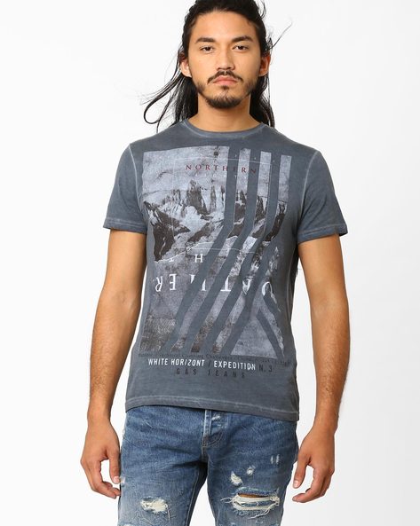 GAS - Graphic Print Slim T-shirt