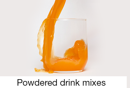 Powdered drink mixes