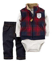 Carter's 3-Piece Little Vest Set