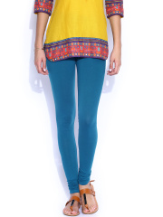 Aaboli Teal Blue Churidar Leggings