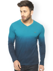 GRITSTONES Blue Ombre-Dyed T-Shirt