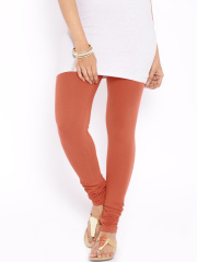 Aaboli Rust Orange Churidar Leggings