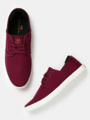 Mast & Harbour Men Maroon Sneakers