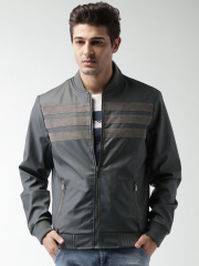 Mast & Harbour Grey Bomber Jacket