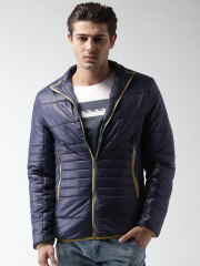 Mast & Harbour Navy Quilted Jacket
