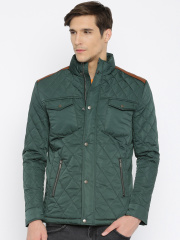 Mast & Harbour Green Quilted Jacket