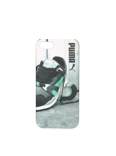 PUMA Unisex Grey Graphic Print iPhone 5 Back Case