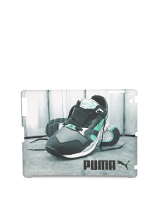 PUMA Unisex Grey Trinomic Graphic Print Tablet Case