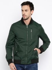 Mast & Harbour Green Windcheater Jacket