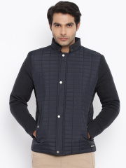 Mast & Harbour Navy Quilted Jacket