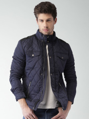 Mast & Harbour Navy Quilted Jacket