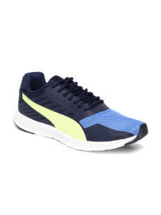 PUMA Unisex Navy Trainer Evo II Running Shoes