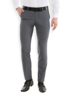 Black coffee Grey Formal Trousers