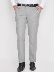 Black coffee Grey Formal Trousers