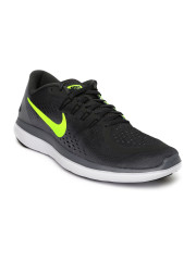 Nike Men Black & Grey Flex 2017 Running Shoes