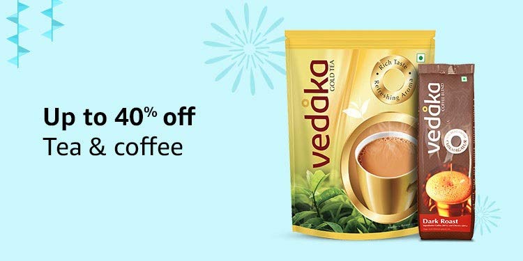 Up to 40% off: Tea & Coffee