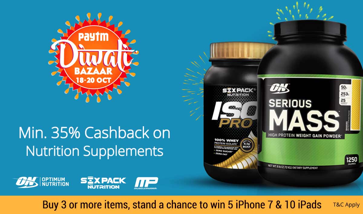 Nutrition Supplements | Min 35% Cashback 