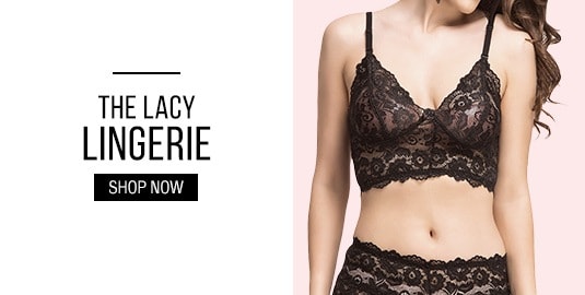 The lacy lingerie
