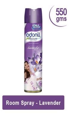 Flat 50% off on Odonil Room Spray Home Freshener, Lavender Mist - 550 g