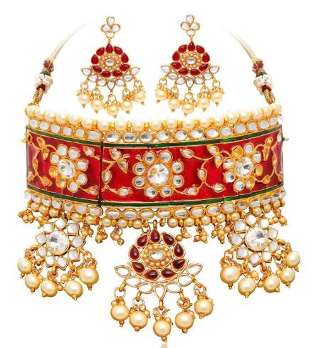 Flat 87% off on Sukkhi Gold Plated Jewellery Set for Women 