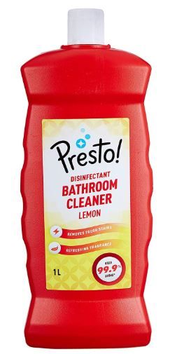 Apply Coupon - Presto! Bathroom Cleaner, Lemon - 1 L at Rs. 99
