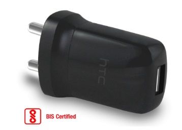  HTC E250 USB Wall Charger for iPhone and Android Devices (Black) at Rs.189