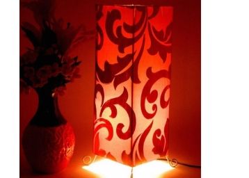 Tucasa Leaf Pattern Metal Floor Lamp at Just Rs. 799 + Free Shipping 