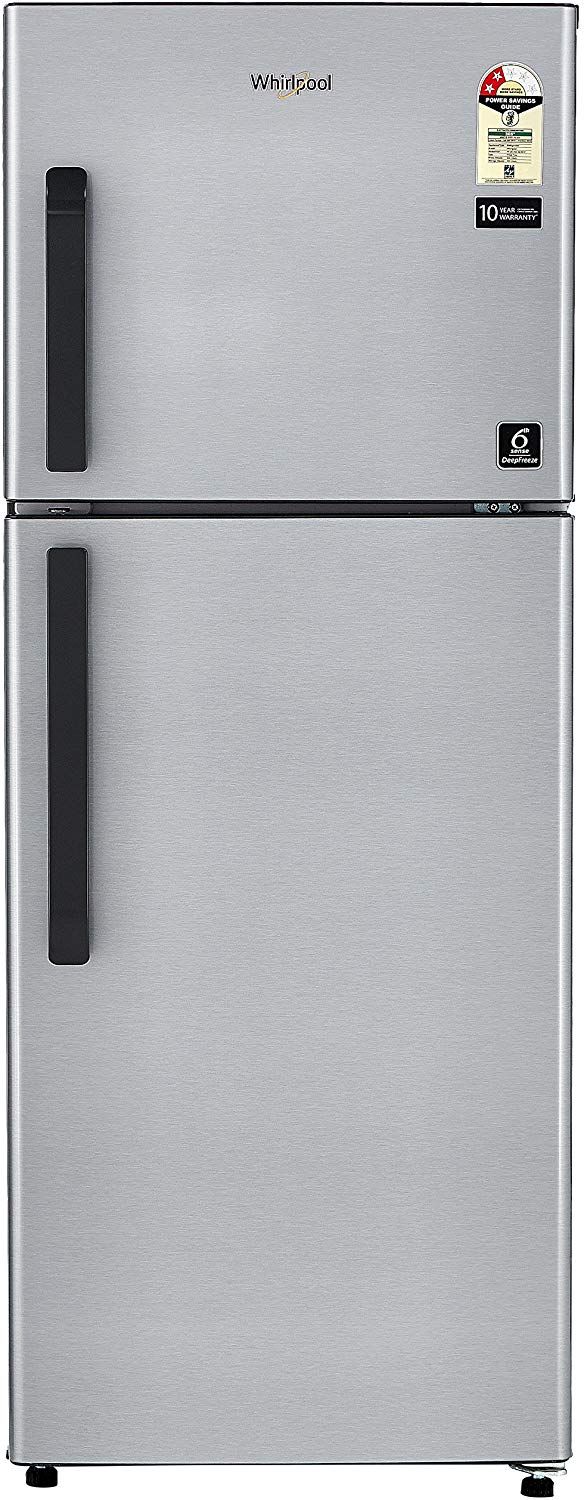 Whirlpool 245 L 2 Star Frost Free Double Door Refrigerator(Neo FR258 CLS Plus, Galaxy Steel)