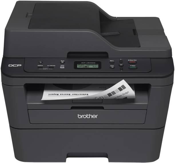 Brother DCP-L2541DW Multi-function Wireless Printer (Black, Toner Cartridge)