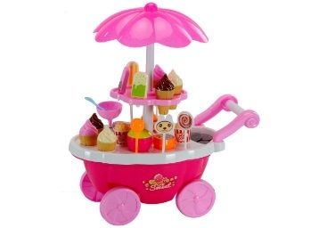 Smartcarft Ice Cream Kitchen Play Cart Kitchen Set Toy with Lights and Music -Small at Rs. 579