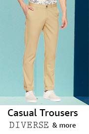 Casual Trousers Under Rs. 599 [ Colt, Cherokee, Diverse & More ]