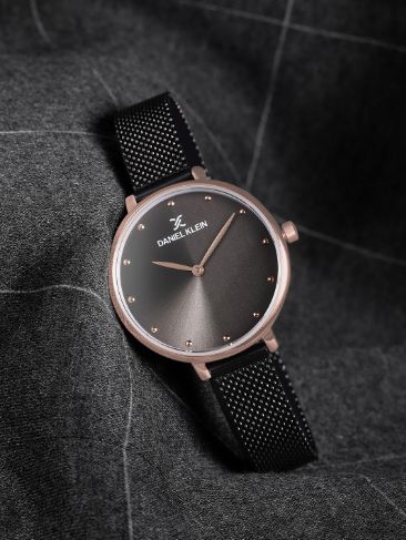 Daniel Klein Women Black Analogue Watch DK11421-5