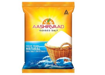 Aashirvaad Salt - Iodised, 1kg Bag