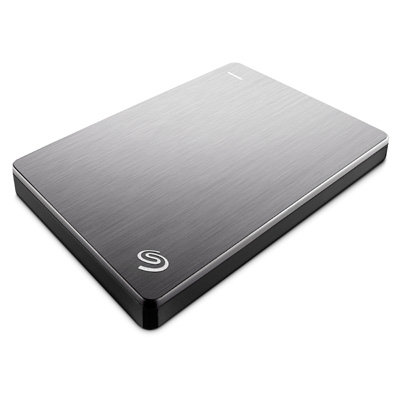 Seagate Backup Plus Slim 2 TB External Hard Disk (Silver) With 200 GB of Cloud Storage & Mobile Device Backup