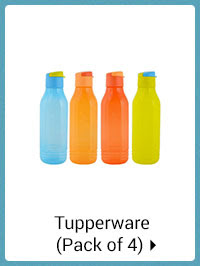 Tupperware Pack of 4 Water Bottles At just Rs.750