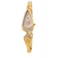 Maxima Gold Collection WomenS Brass Analogue Watch (Gold/Purple) 21983BMLY