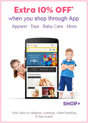 Extra 10% OFF* when you shop through App 