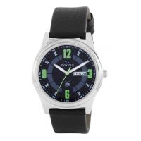Maxima Attivo Steel Day-Date Watch For Men Black 38740LMGI