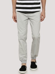 KOOVS Contrast Waistband Cuff Trousers