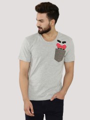 KOOVS Santa Pocket T-Shirt