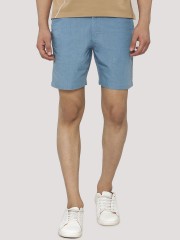 KOOVS Chambray Relaxed Shorts