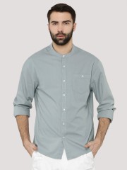 KOOVS Oxford Grandad Shirt