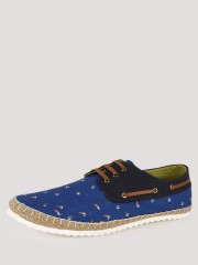 KOOVS Printed Lace Up Espadrilles