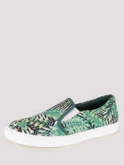 KOOVS Printed Slip On Shoes