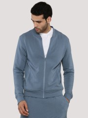KOOVS Zip Through Baseball Jacket