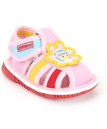 Cute Walk by Babyhug Sandals Floral Patch - Pink