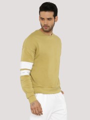 X.O.Y.O Striped Sleeve Sweatshirt