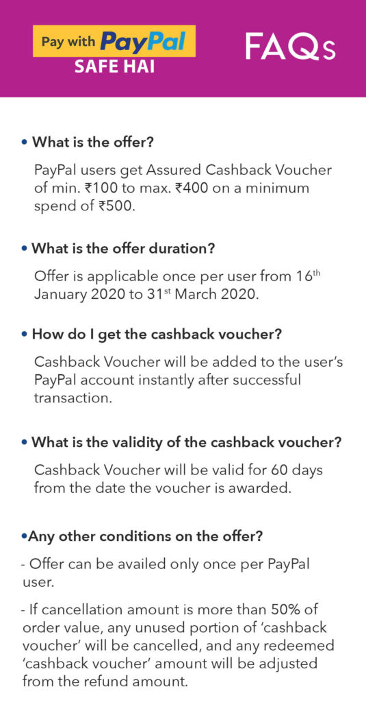 Myntra PayPal Offer